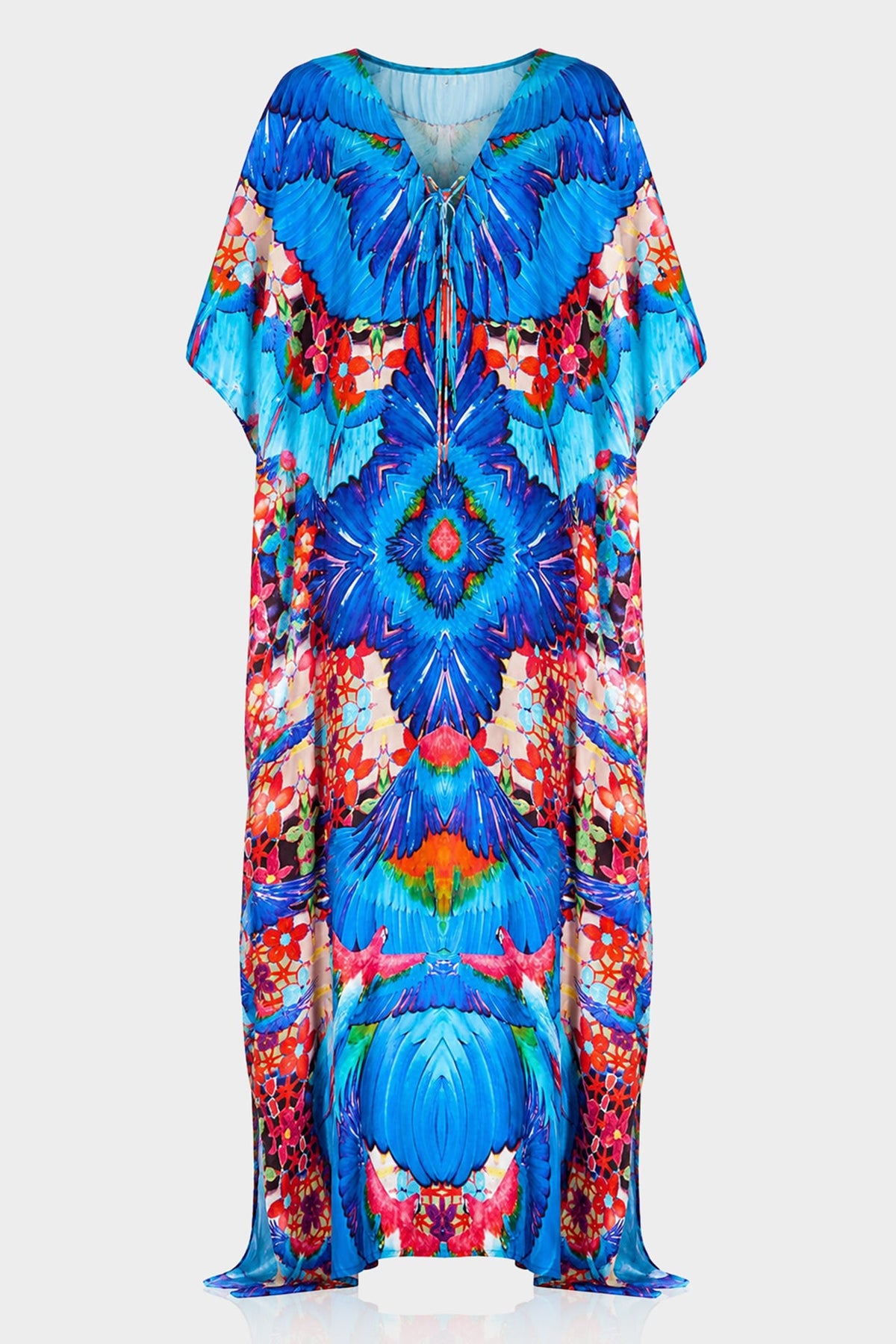 Blue Long Kaftan Convertible