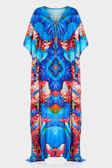 Blue Long Kaftan Convertible