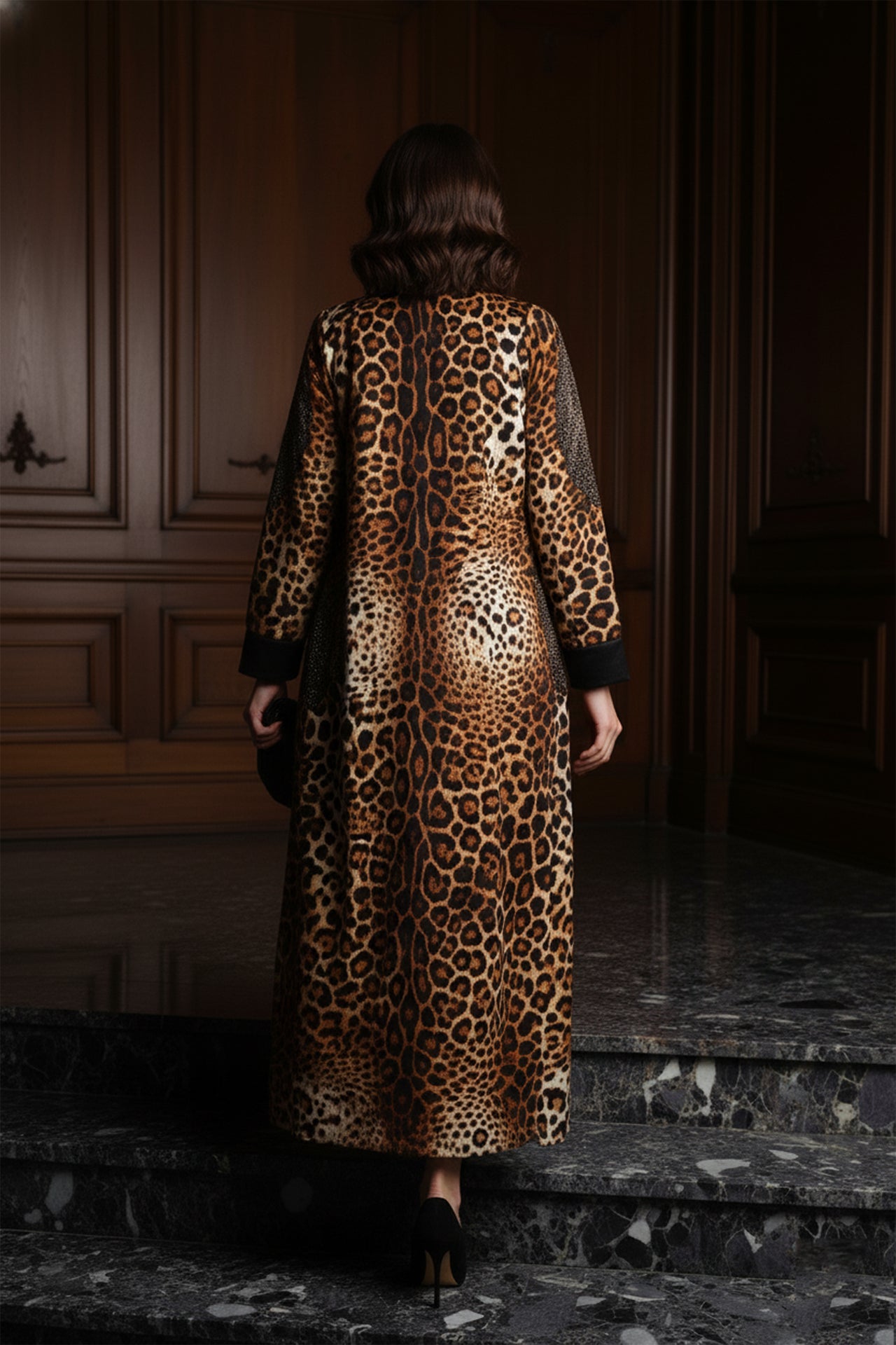Animal Print Robe