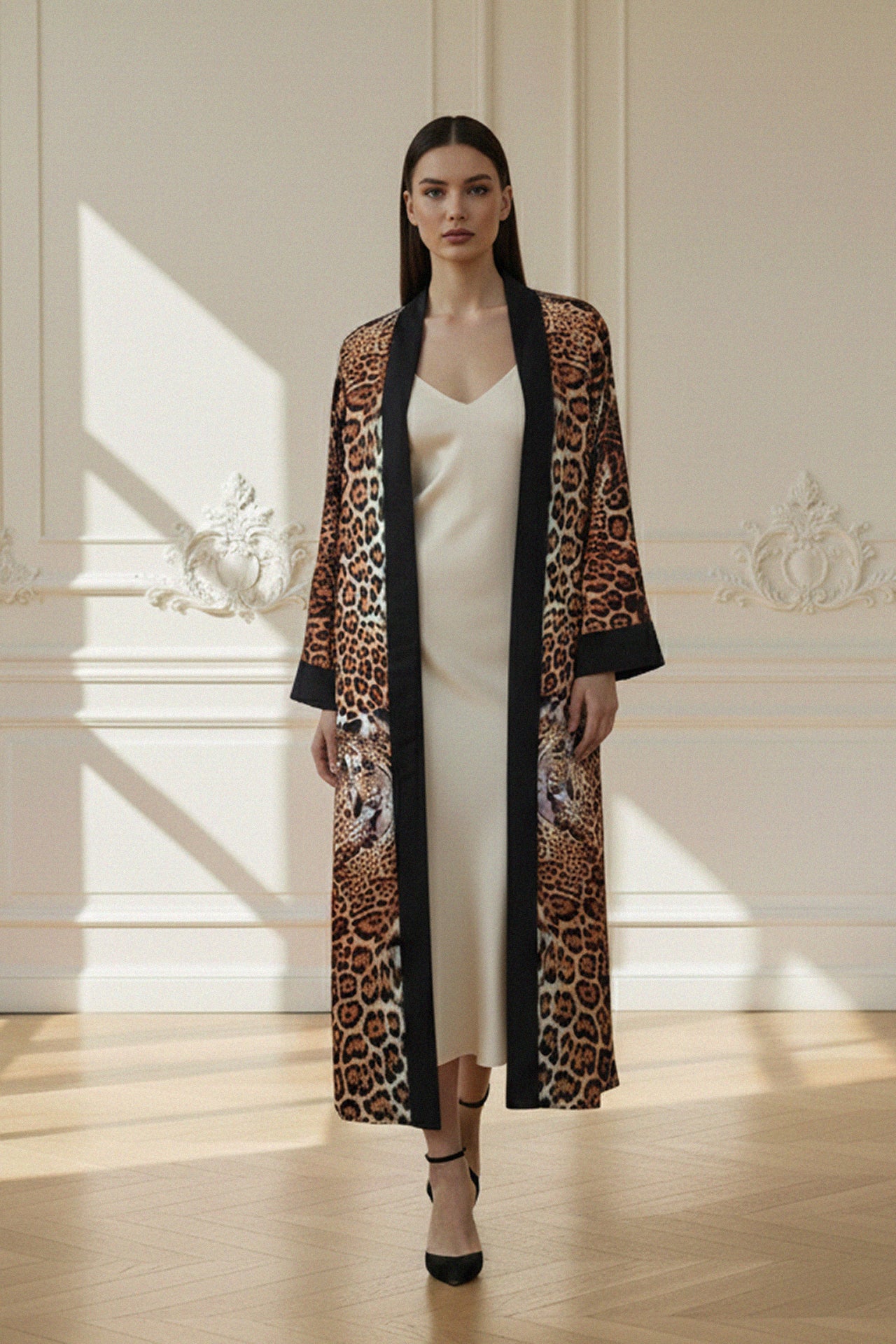 Animal Print Robe
