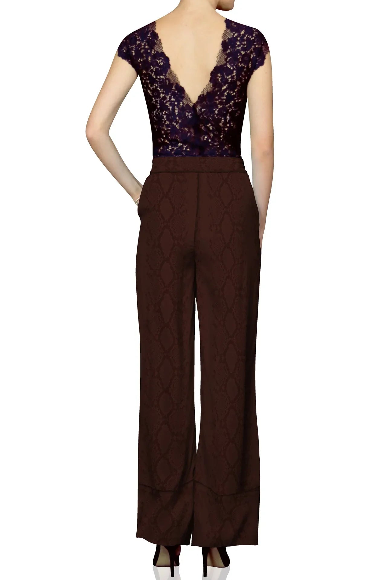 Biodegradable Silk Wide Leg Pants