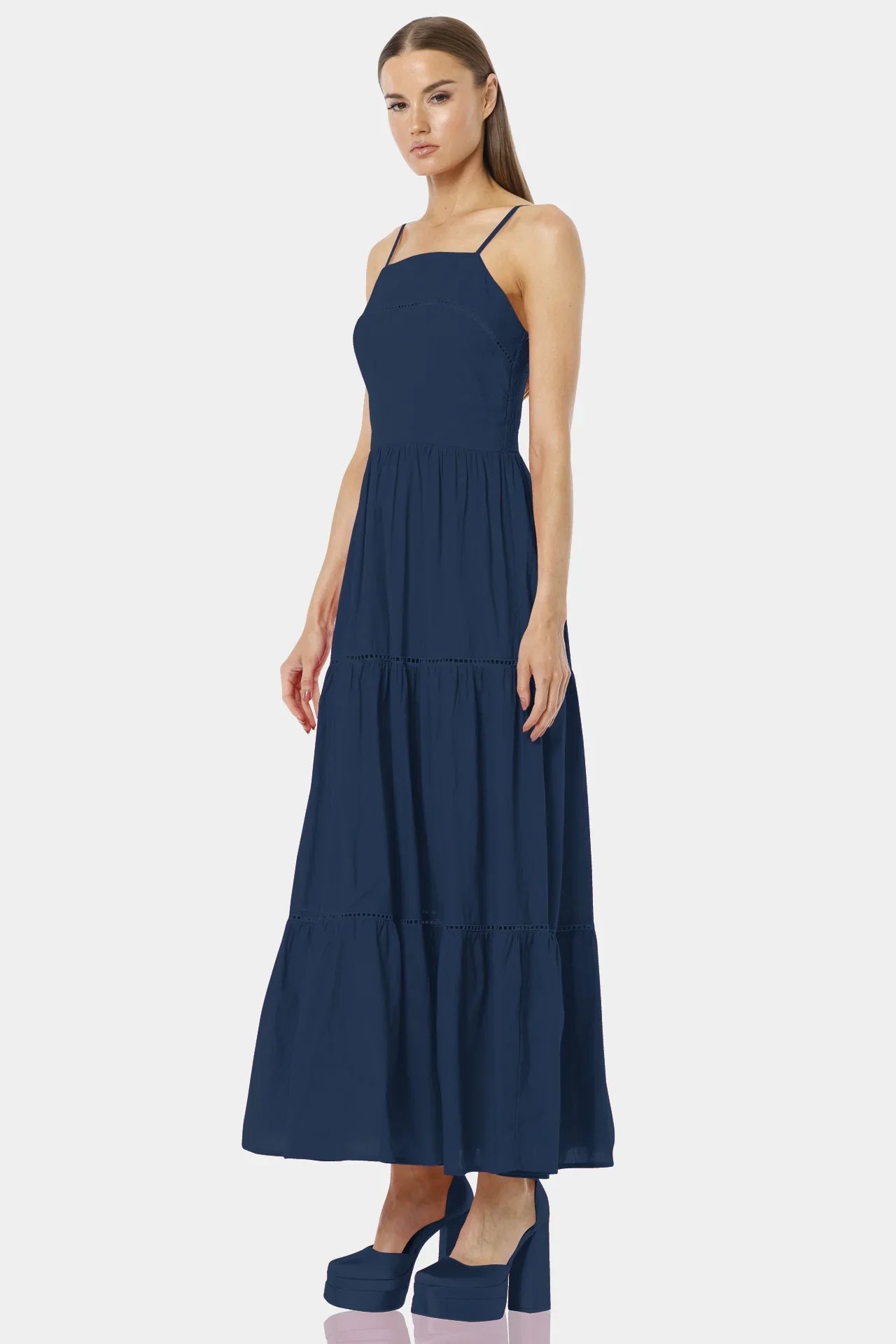 Blue One Piece Maxi Dress