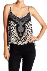 Black and White Cami Top