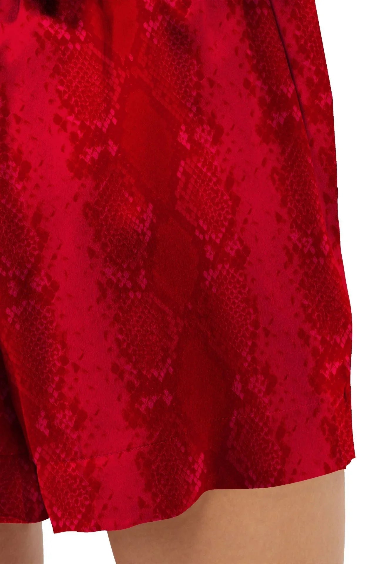 Blood Stone Shorts Made With Cupro