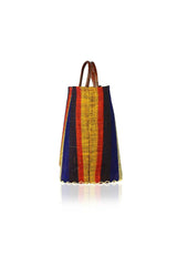 Blue Stripe Tote Bag
