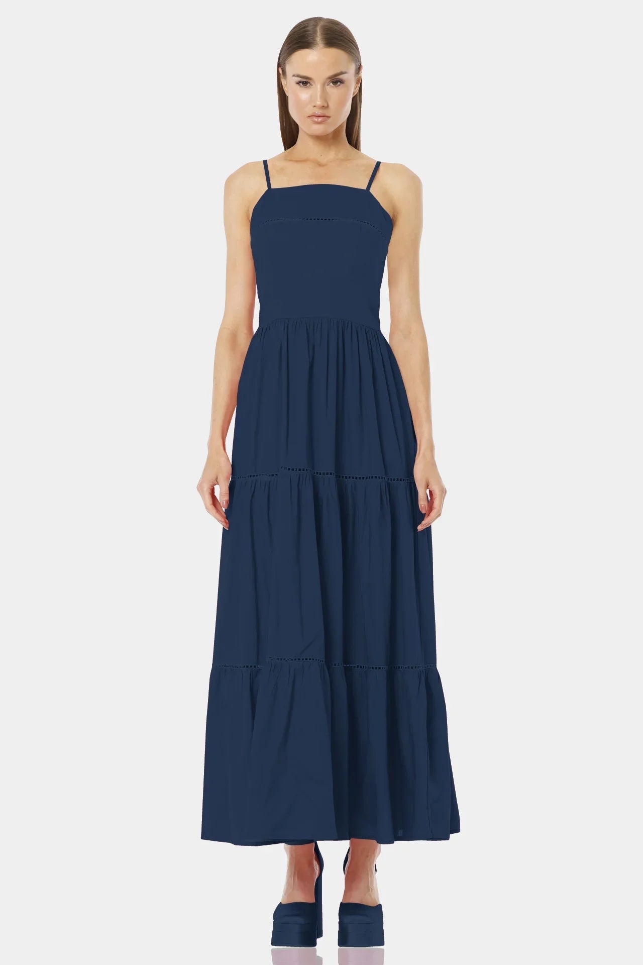 Blue One Piece Maxi Dress