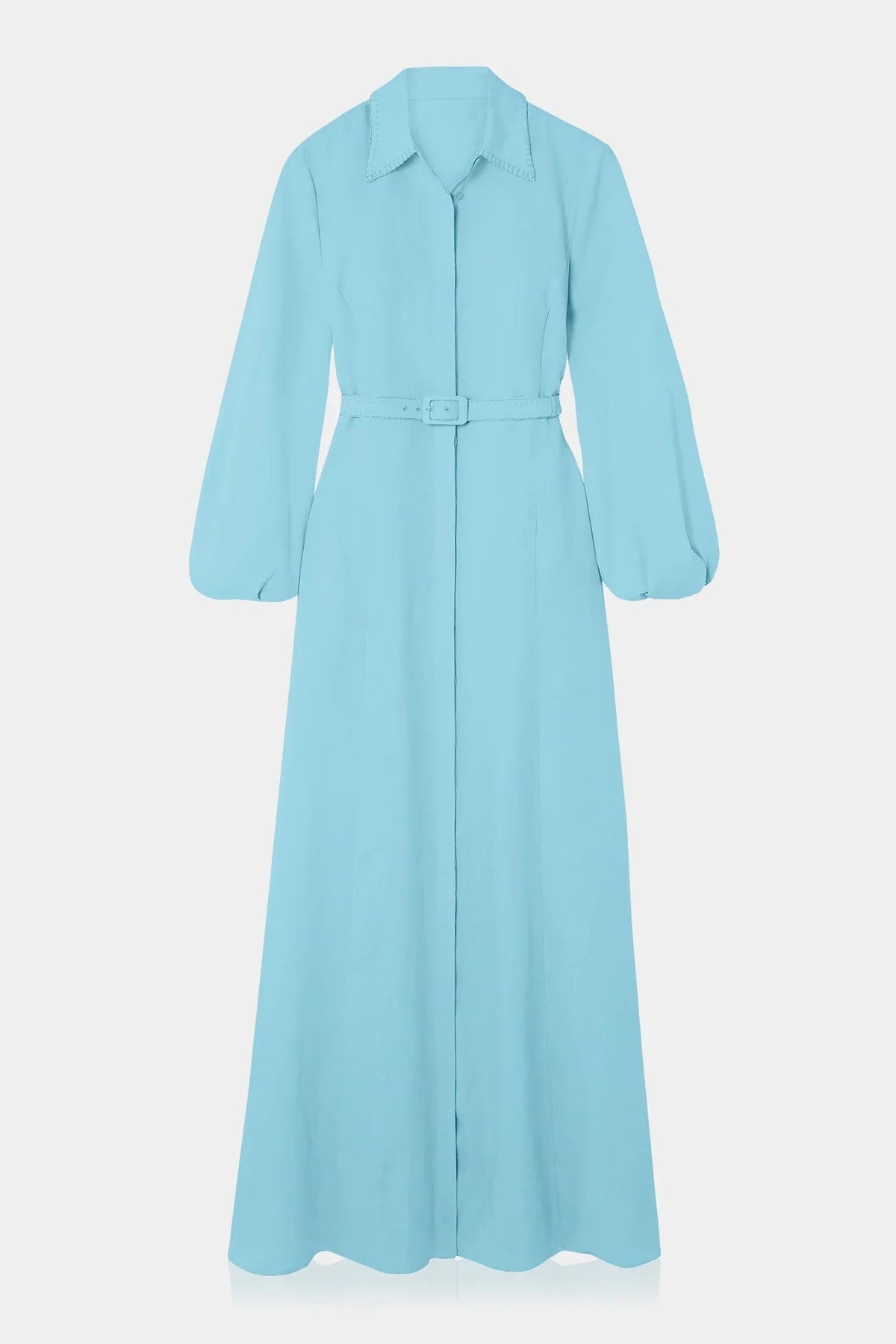 Aqua Blue Shirt Dress