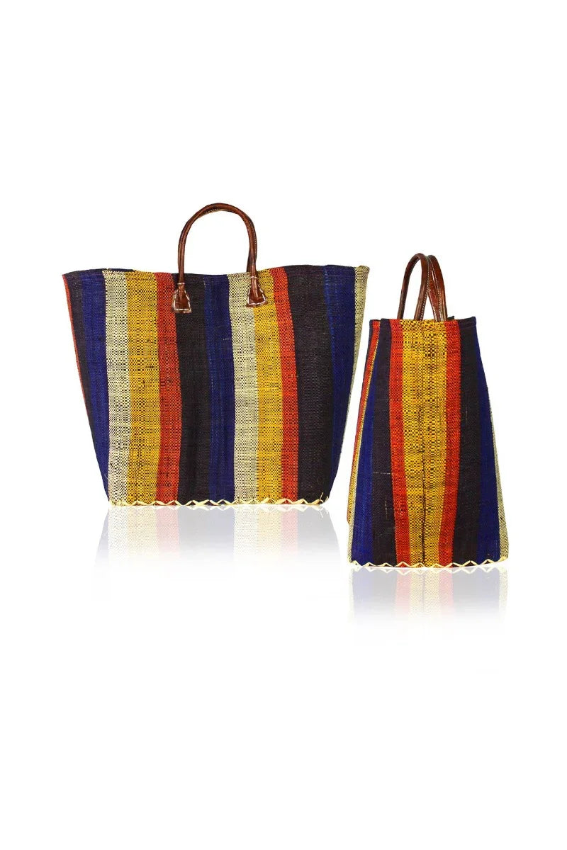 Blue Stripe Tote Bag