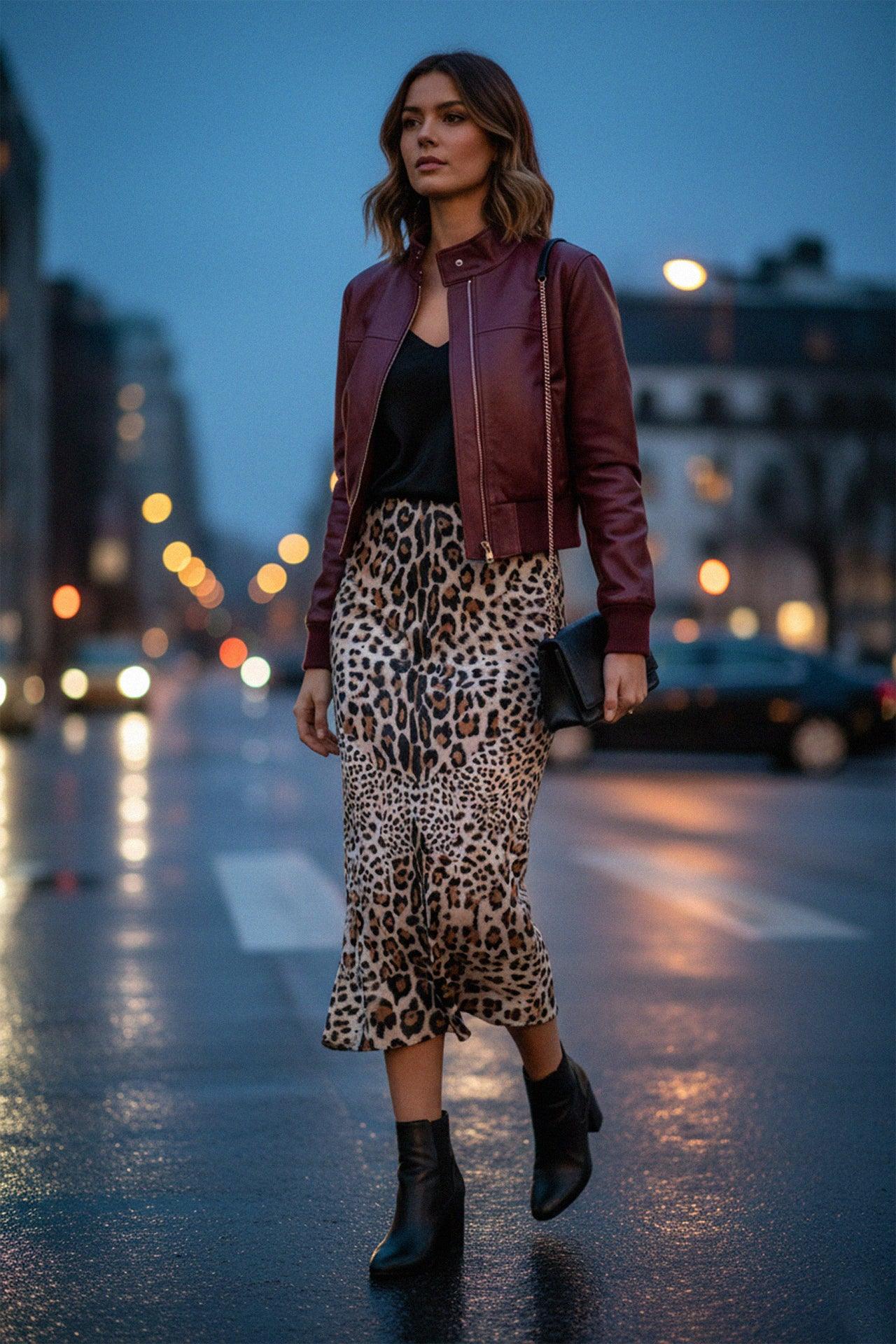 Animal Print Skirts For Women