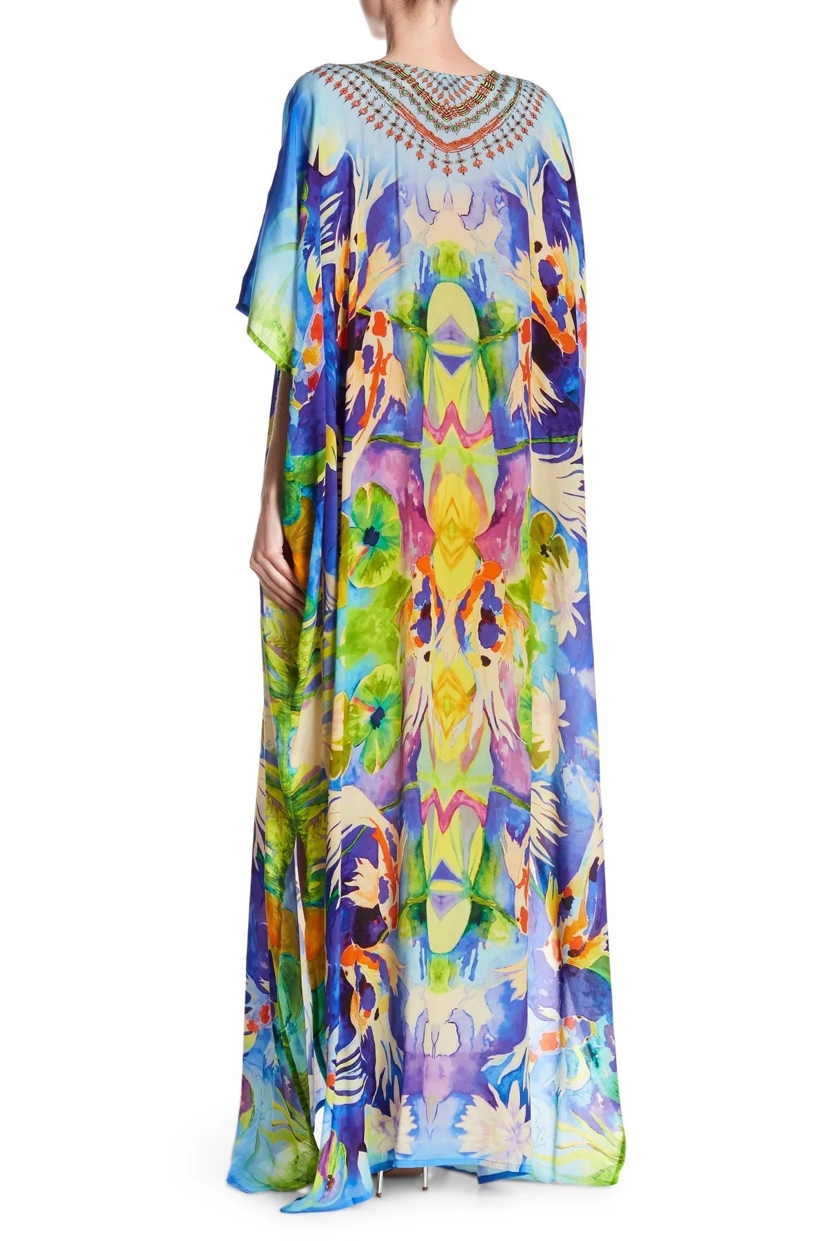 Blue Kaftan Vacation Outfits Women