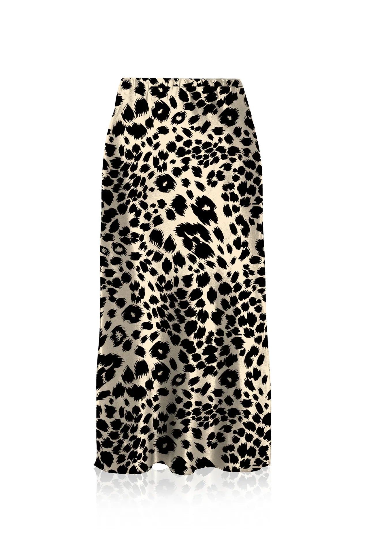 Animal Print Midi Skirt For Women