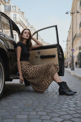 Animal Print Pencil Skirts Below The Knee