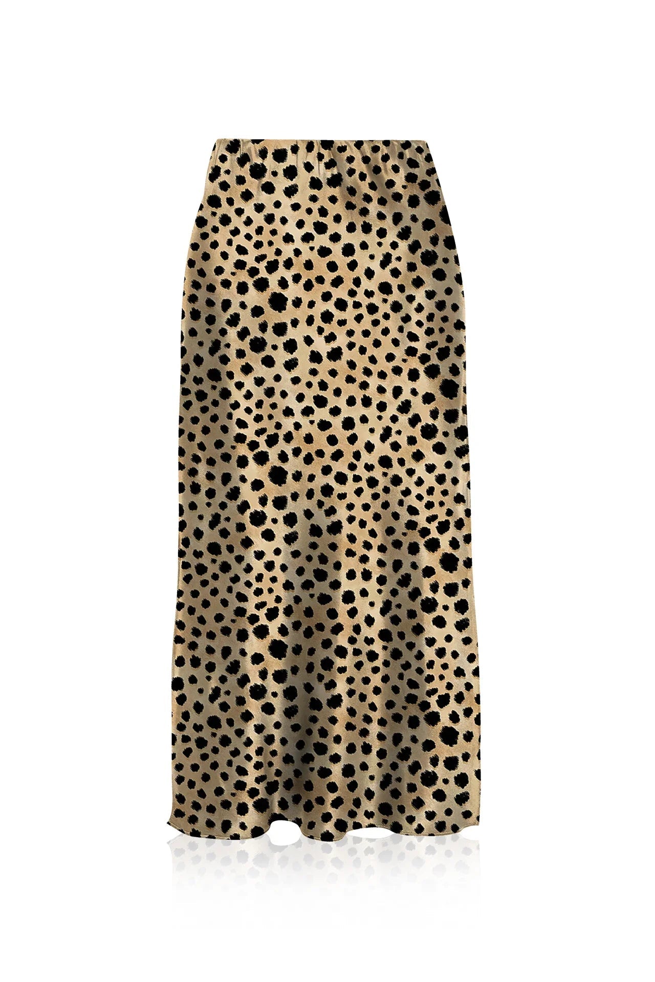 Animal Print Creme Souffle Midi Pencil Skirt