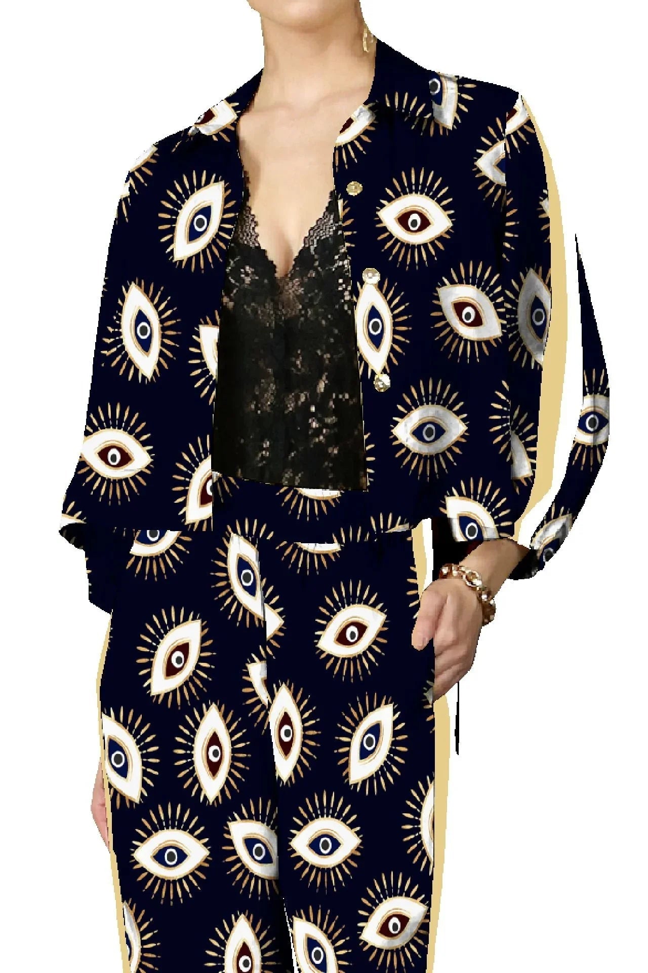 Black Silk Tracksuit