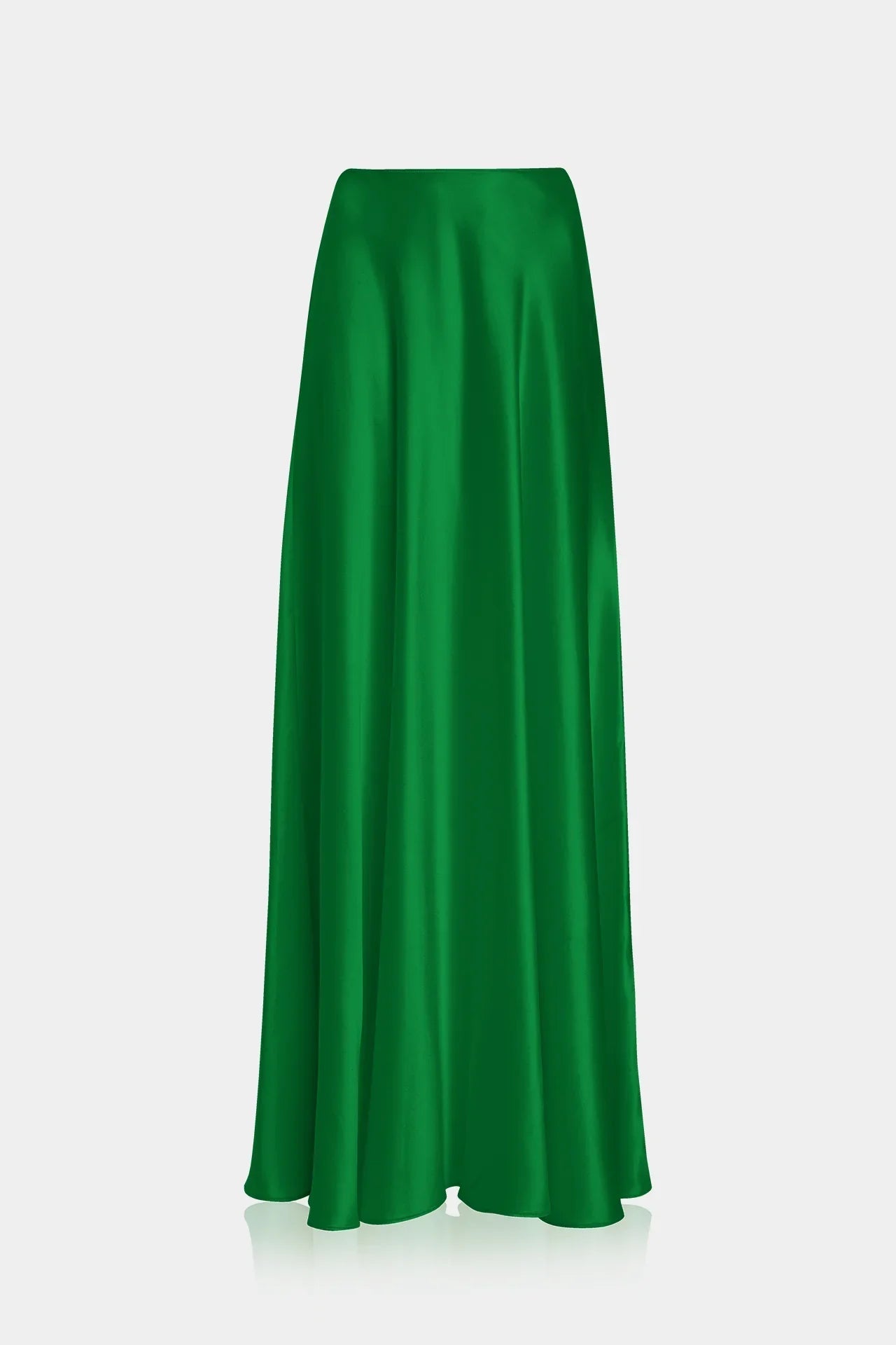 Antonia Green Silk Skirt