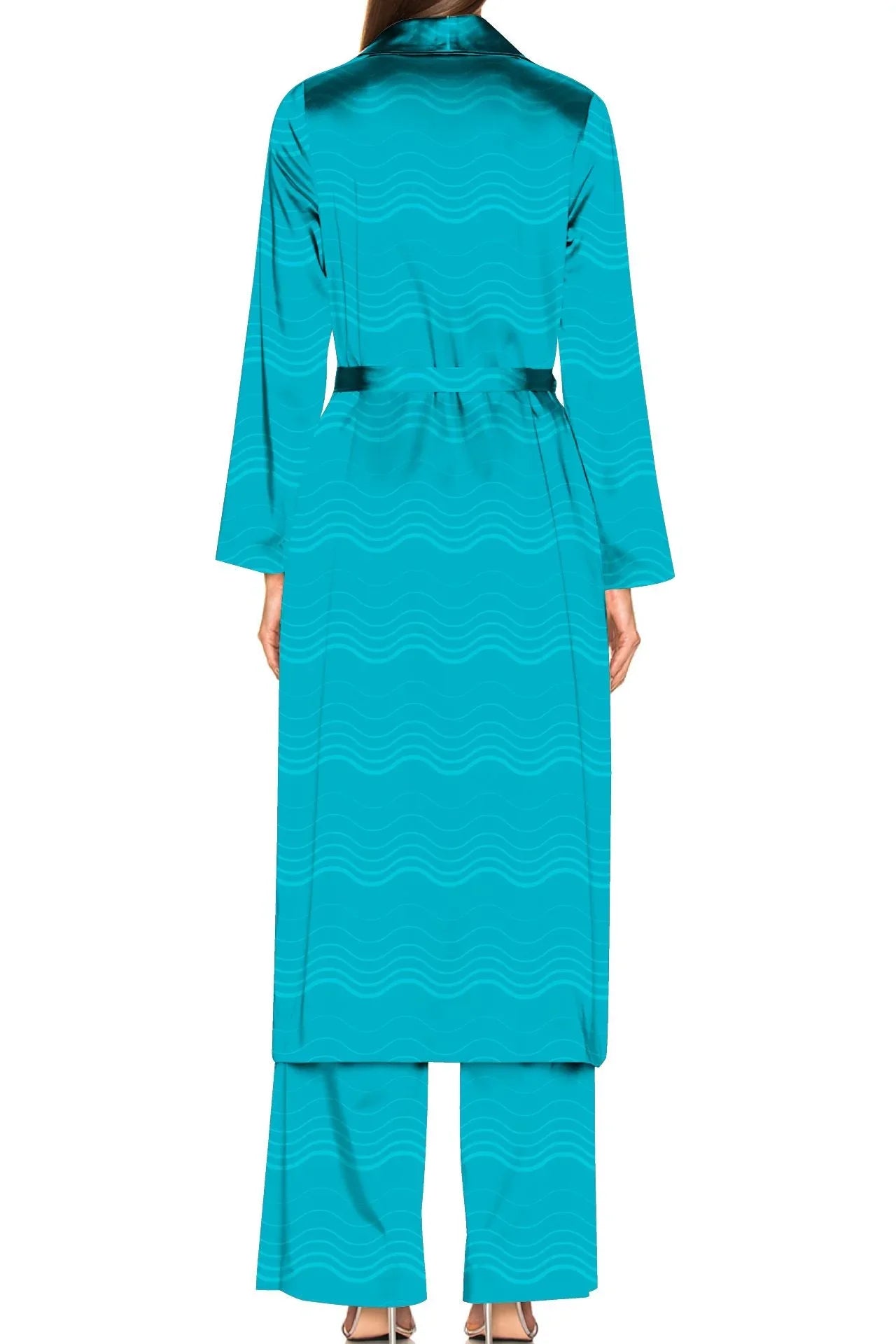 Aqua Blue Robe for Women