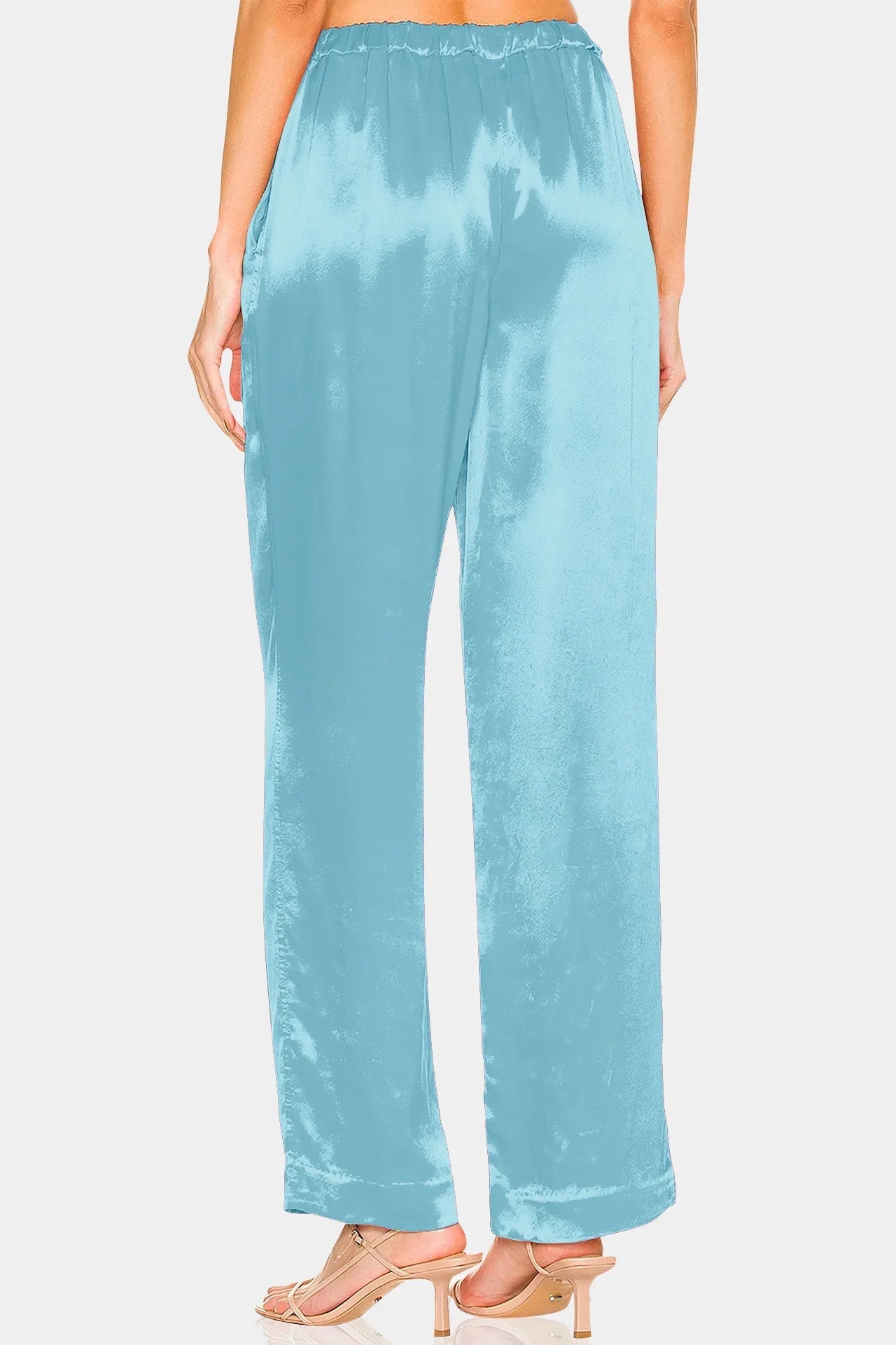 Aqua Blue Women Pants For Summer