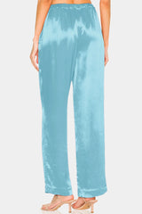 Aqua Blue Women Pants For Summer