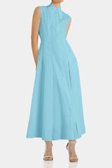 Aqua Blue Maxi Sundress