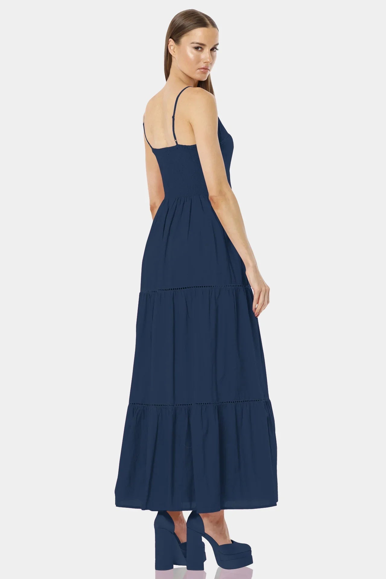Blue One Piece Maxi Dress