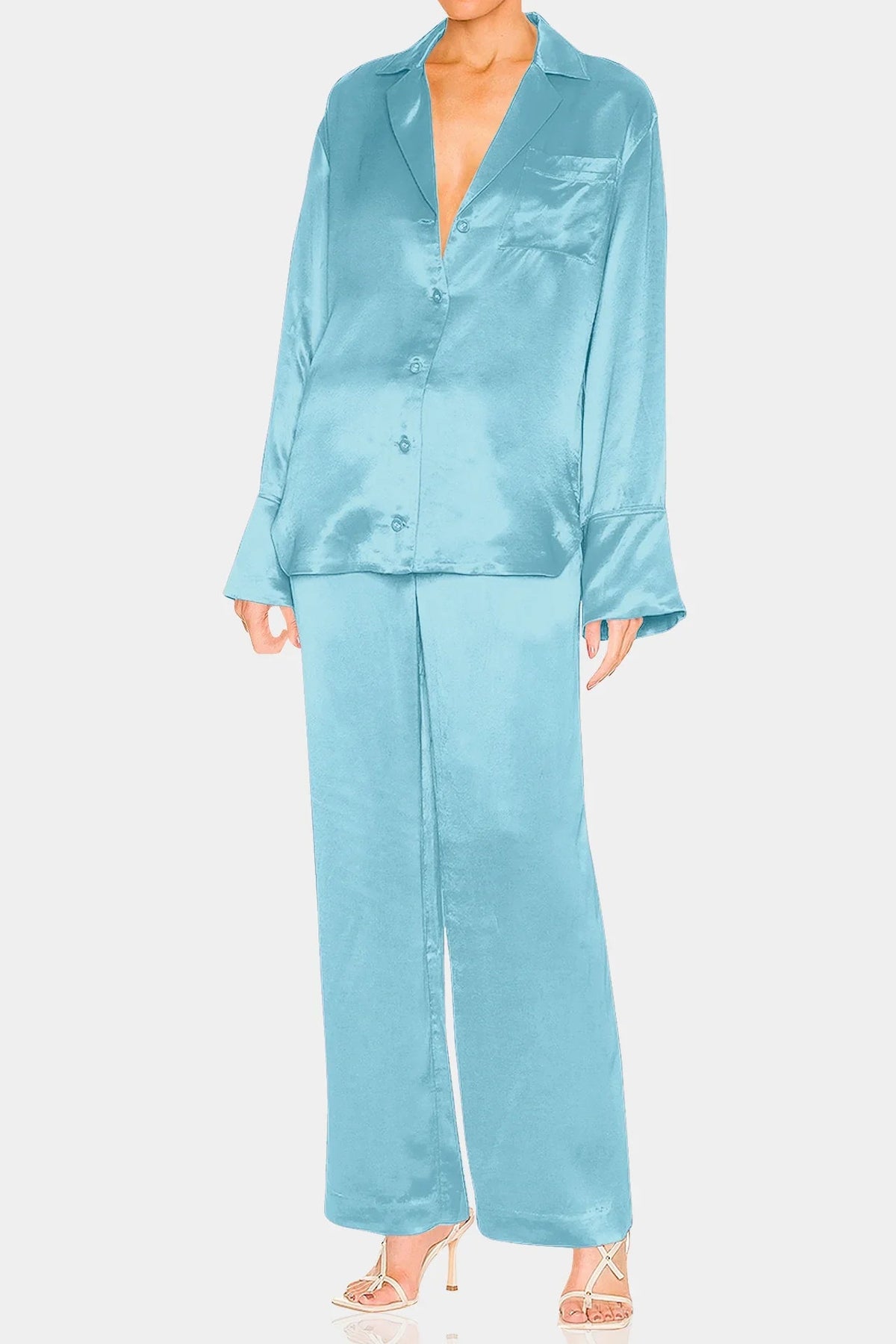 Aqua Blue Matching Set