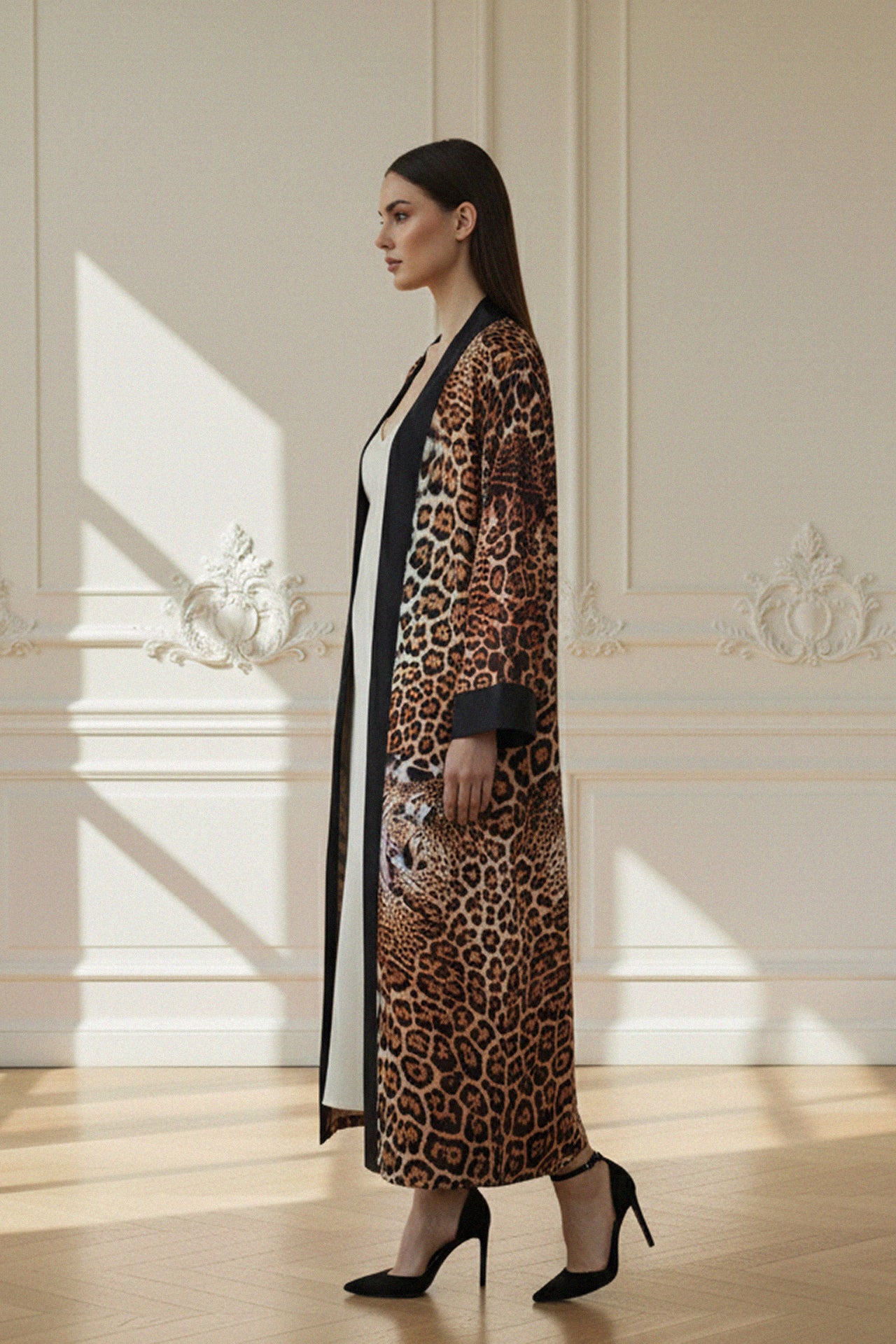 Animal Print Robe