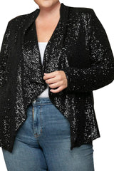 Black Jacket With Sequins
