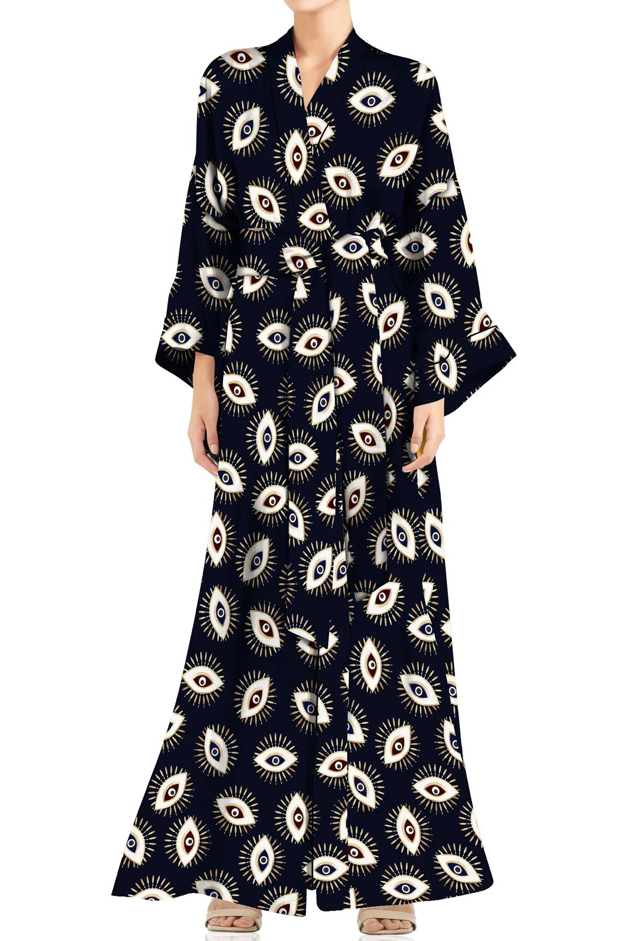 Black Silk Kimono