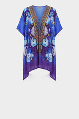Blue Luxury Kaftan Dress