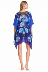 Blue Luxury Kaftan Dress