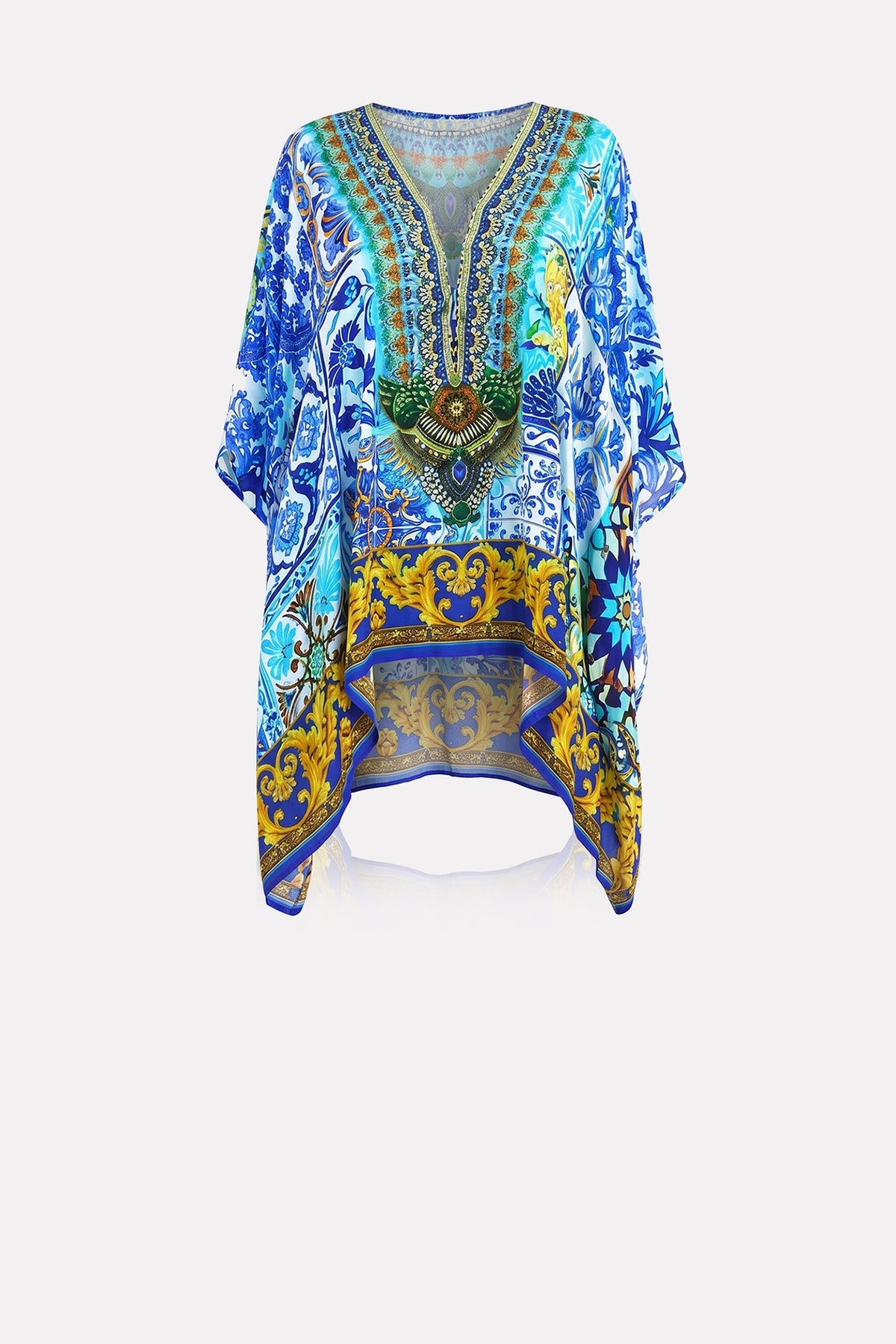 Blue Women's Kaftan Short