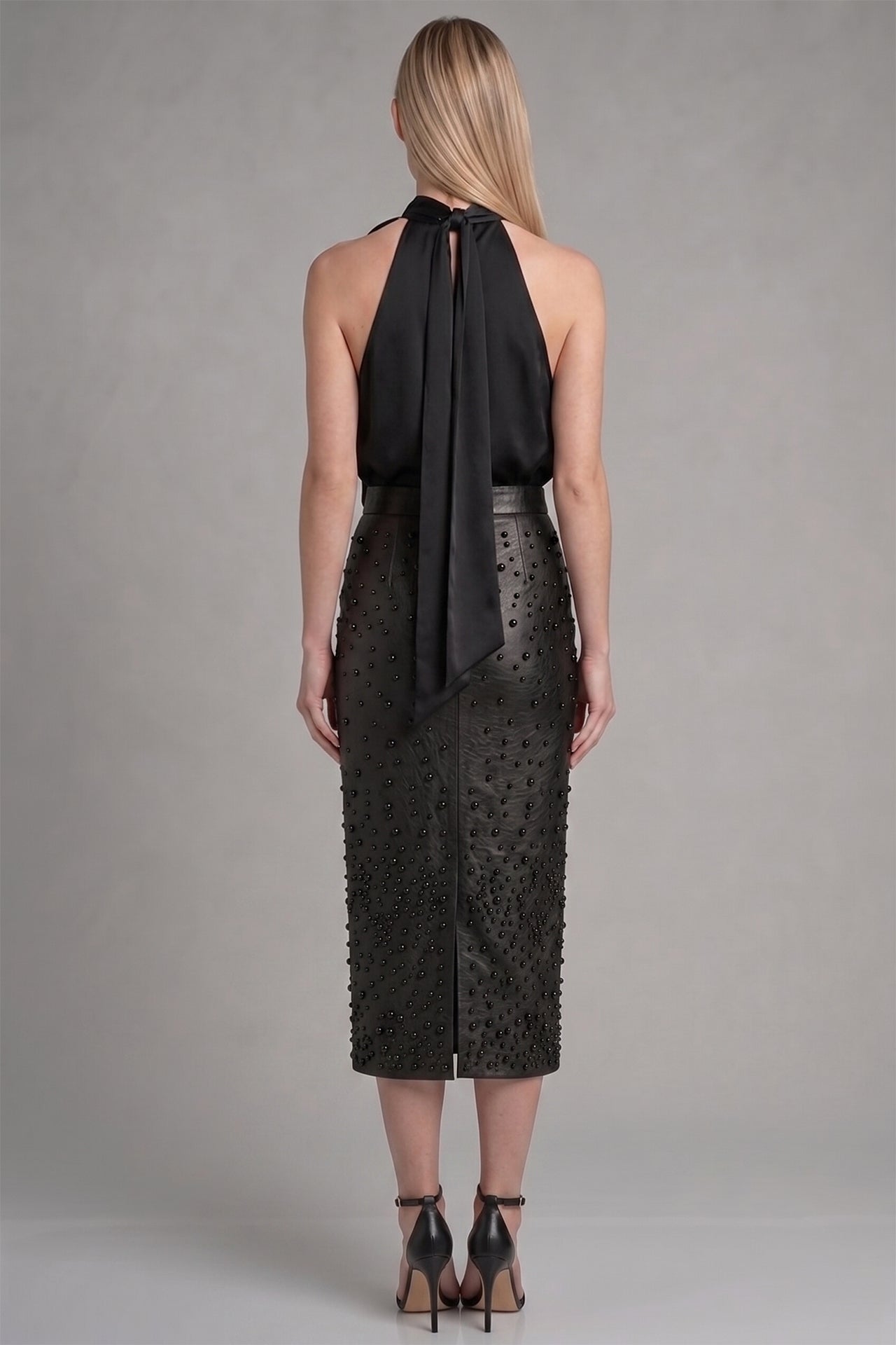 Black Sequin Skirt