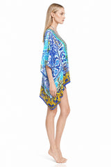 Blue Women's Kaftan Short