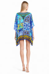 Blue Women's Kaftan Short