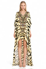 Animal Print Hi-Low Kaftan
