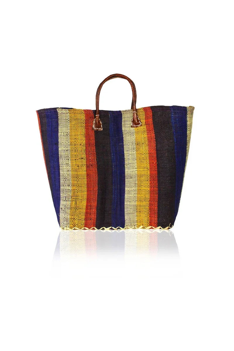 Blue Stripe Tote Bag