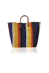 Blue Stripe Tote Bag
