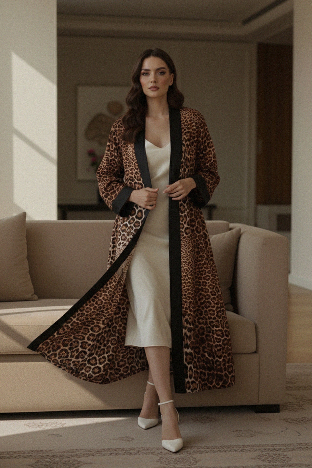 Animal Print Robe