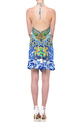 Blue Short Cocktail Dress