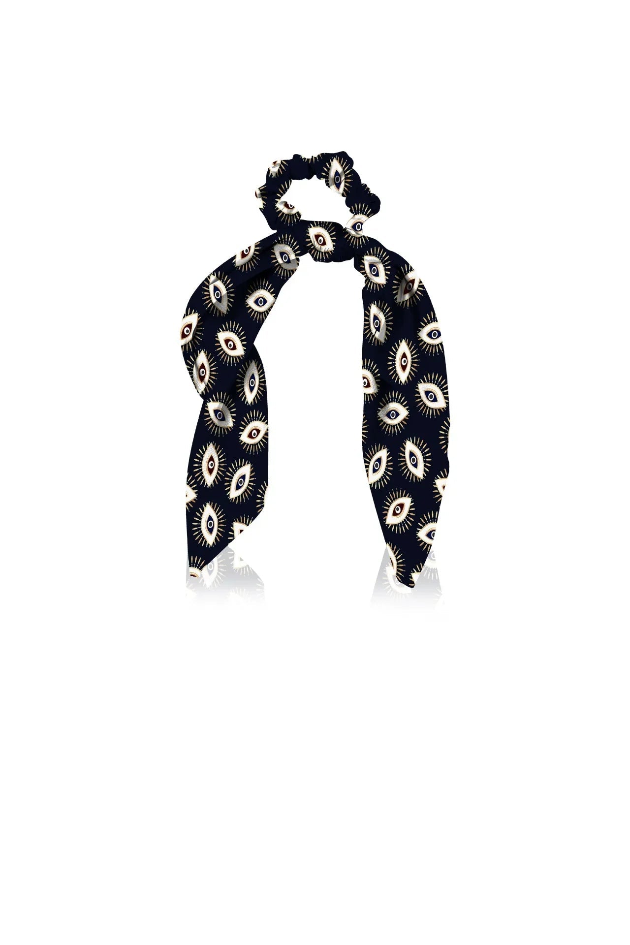 Black Scrunchie Silk