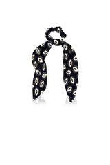 Black Scrunchie Silk