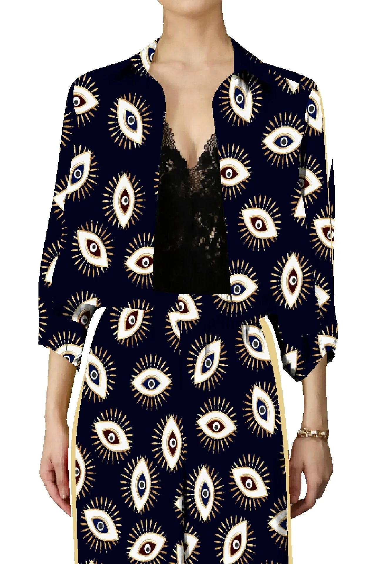 Black Silk Tracksuit