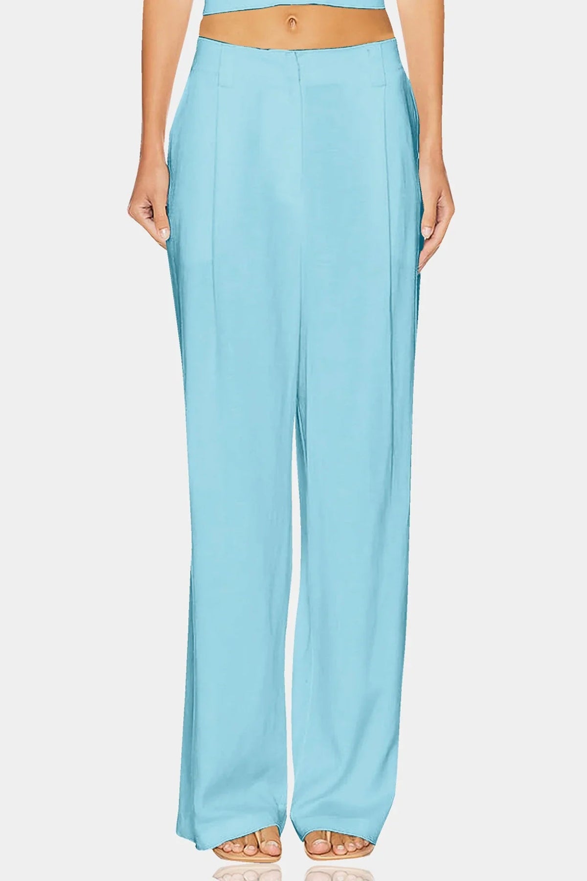 Aqua Blue Plazzo For Woman