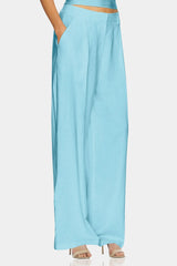 Aqua Blue Plazzo For Woman
