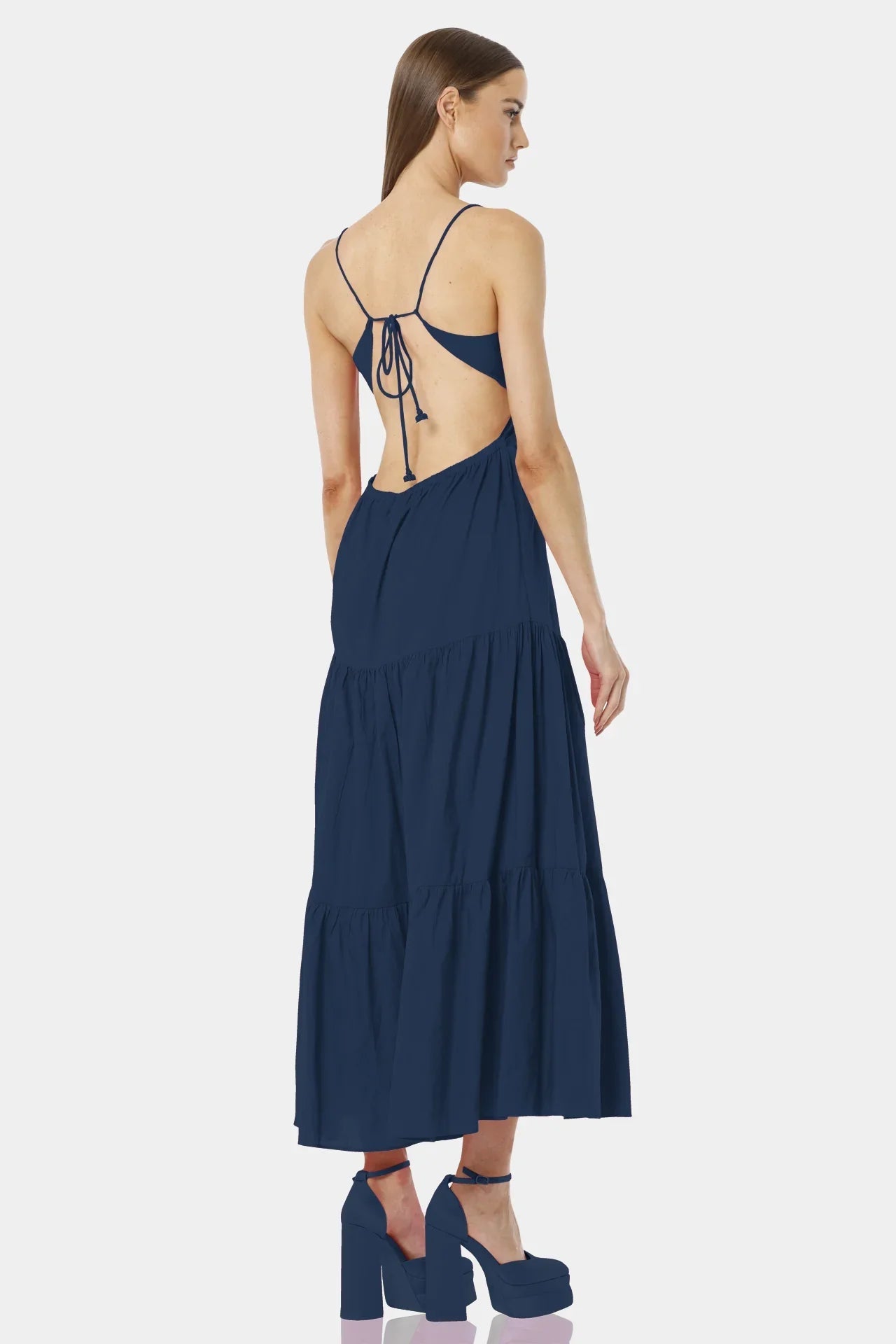 Blue Long Sun Dress