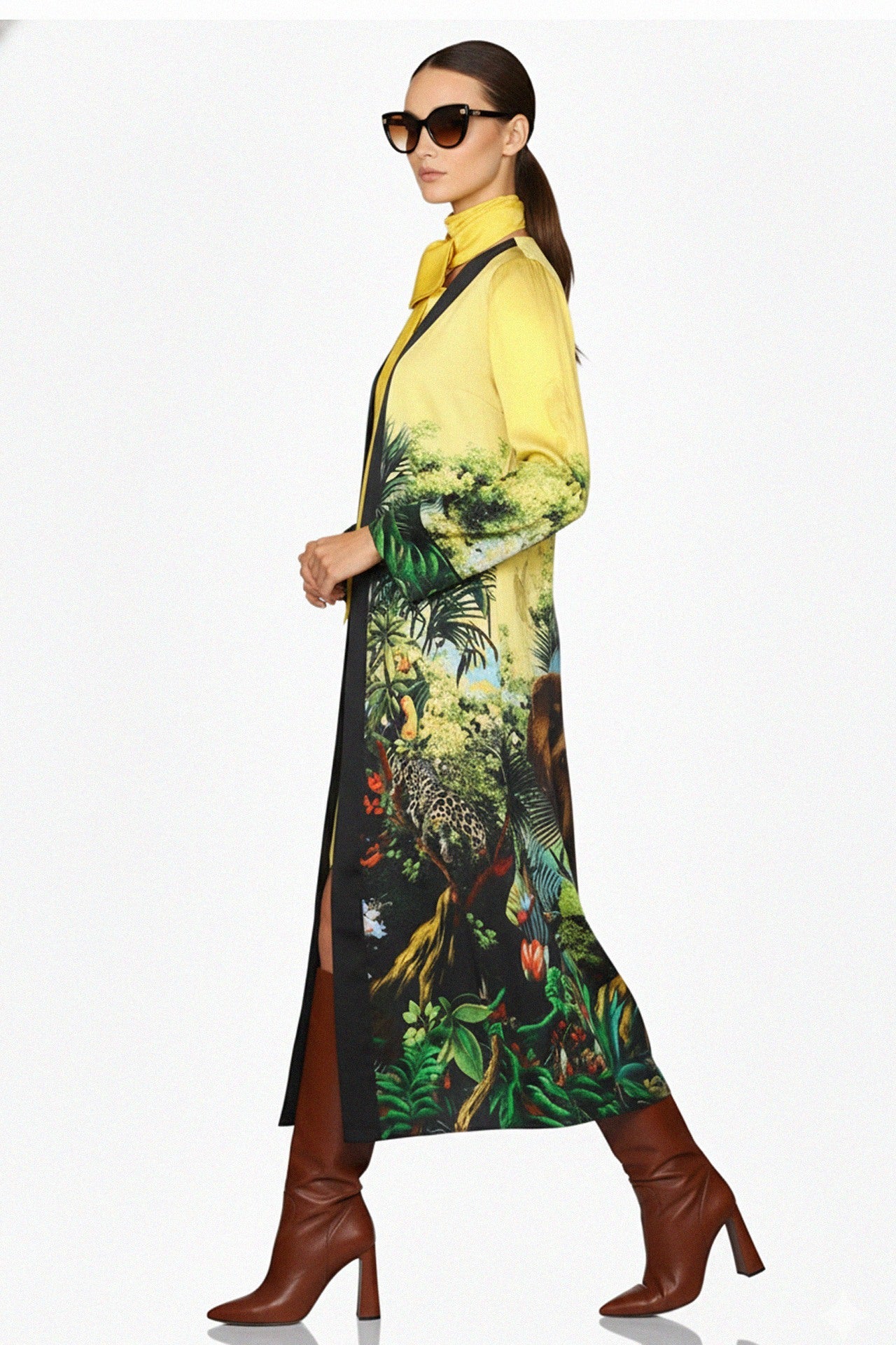 Animal Print Kimono