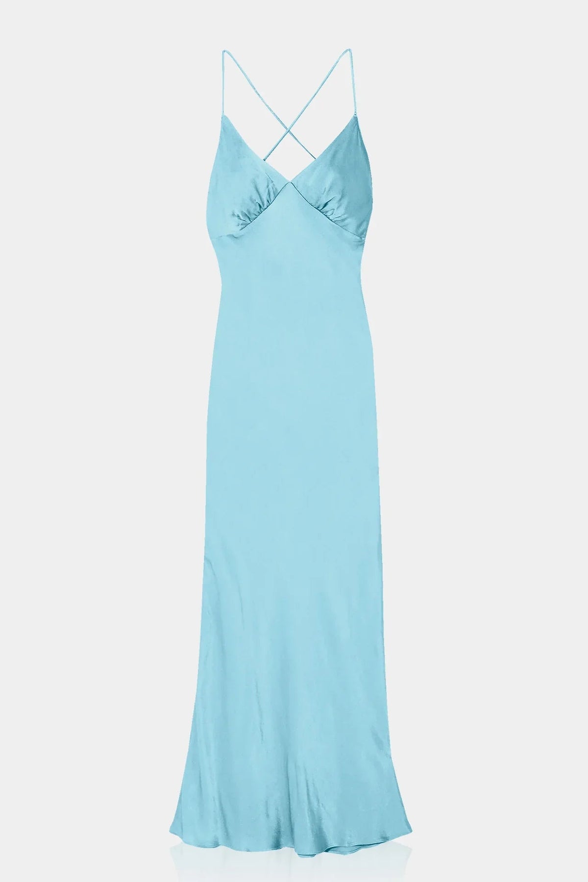 Aqua Blue Sexy Midi Dress
