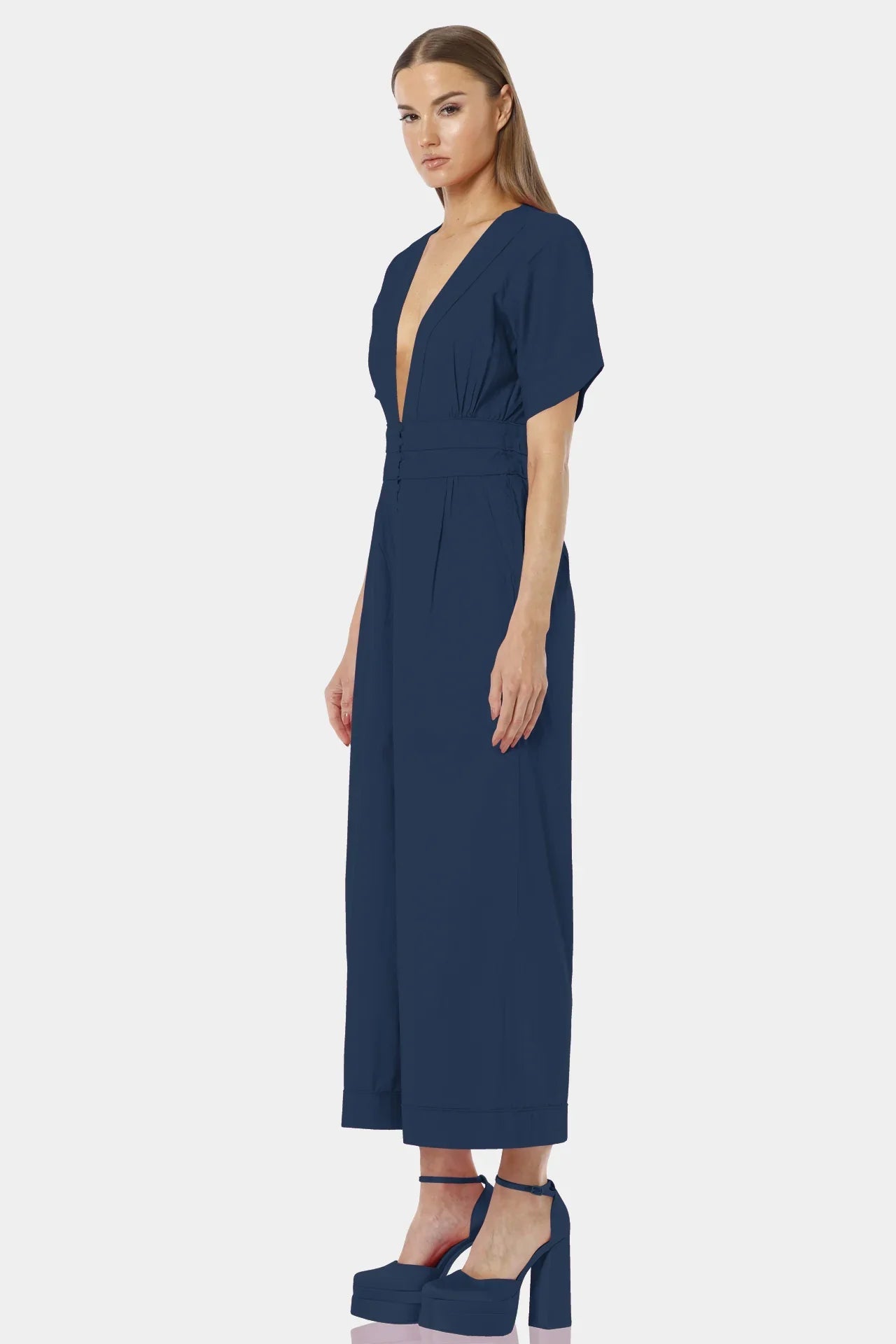 Blue One Piece Jumpsuit