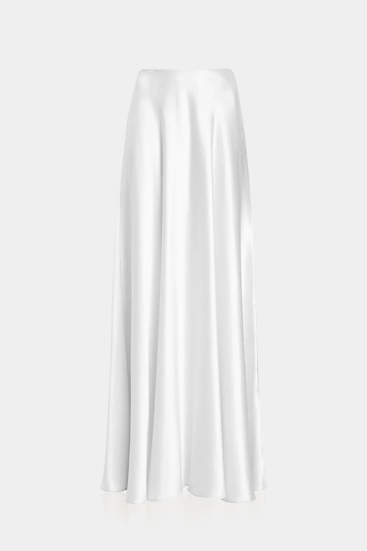 Antonia Silky White Skirt